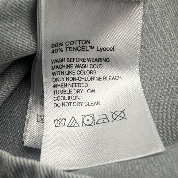 Tommy Bahama Button Down Shirt Large Gray Soft Casual Long Sleeve Top Lux - Picture 9 of 12